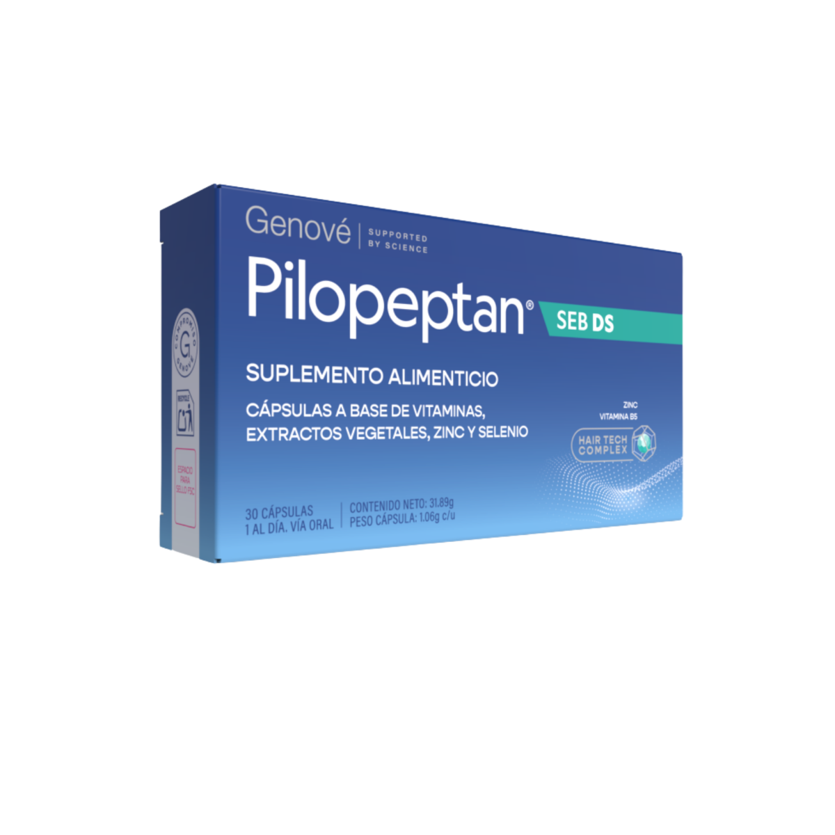 PILOPEPTAN SEB 30 Cápsulas