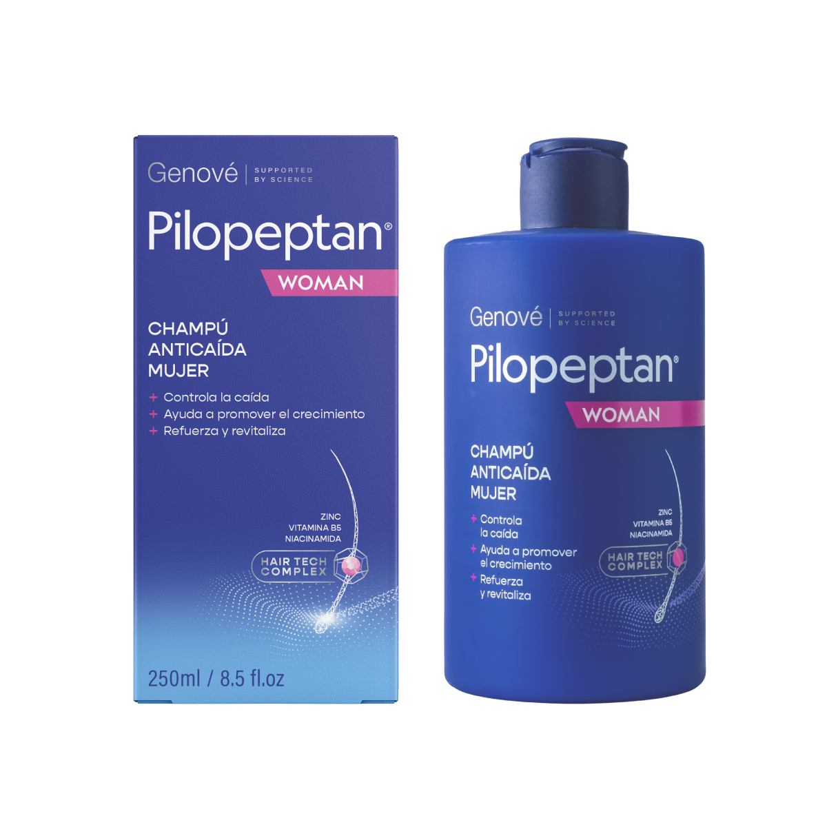 PILOPEPTAN WOMAN CHAMPÚ ANTICAÍDA 250 ml